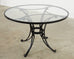 Brown Jordan Aluminum Garden Dining Table and Four Chairs
