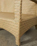 Brown Jordan Woven Wicker Havana Garden Sofa