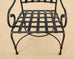 Set of Fourteen Brown Jordan Florentine Aluminum Dining Chairs