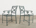 Brown Jordan Venetian Garden Dining Set Green Verdigris Finish