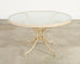 Brown Jordan Labeled Neoclassical Style Garden Dining Suite