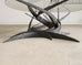 Silas Seandel Brutalist Iron Torch Cut Cocktail Table