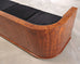 Leon Rosen Art Deco Style Burlwood Waterfall Sofa Settee