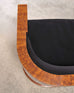Leon Rosen Art Deco Style Burlwood Waterfall Sofa Settee