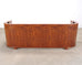 Leon Rosen Art Deco Style Burlwood Waterfall Sofa Settee