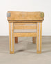 French Provincial Maple Butcher's Block Boucherie Worktable 5 Ft