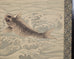 Asian Showa Four Panel Screen Jumping Koi at the Dragon Gate