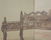 Asian Showa Four Panel Screen Jumping Koi at the Dragon Gate