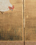 Japanese Showa Four-Panel Screen Autumn Landscape Rooster & Hen