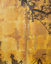 Japanese Showa Four Panel Screen Pair of Karashishi Foo Dogs
