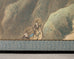 Japanese Taisho Two-Panel Landscape Screen Traveler Waystation