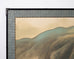 Japanese Taisho Two-Panel Landscape Screen Traveler Waystation