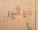 19th C. Japanese Edo Six Panel Screen Chinese Official's Gathering
