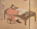19th C. Japanese Edo Six Panel Screen Chinese Official's Gathering