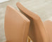 Set of Six De Sede Camel Leather Parsons Dining Chairs
