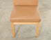 Set of Six De Sede Camel Leather Parsons Dining Chairs