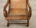British Colonial Style Plantation Lounge Chair with Ottoman