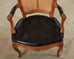 19th Century Louis XV Style Walnut and Cane Fauteuil Armchair