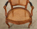 19th Century Louis XV Style Walnut and Cane Fauteuil Armchair