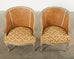 Pair of Hendrix Allardyce Key West Caned Bergere Armchairs