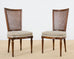 Set of Six French Louis XVI Style Cane Dining Chairs