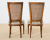 Set of Six French Louis XVI Style Cane Dining Chairs