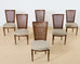 Set of Six French Louis XVI Style Cane Dining Chairs