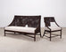 Barbara Barry for McGuire Rattan Cane Settee and Armchair