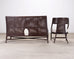 Barbara Barry for McGuire Rattan Cane Settee and Armchair
