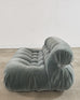 Cassina Soriana Mohair Sofa designed by Afra and Tobia Scarpa