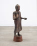 South Asian Cast Iron Buddha Figure Abhaya Mudra Pose 3 Ft