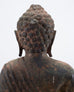 South Asian Cast Iron Buddha Figure Abhaya Mudra Pose 3 Ft