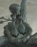Giacometti Inspired Sculptural Bronze Tree Dining Center Table