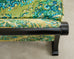 Midcentury James Mont Style Lacquered Gondola Dragon Sofa