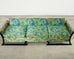 Midcentury James Mont Style Lacquered Gondola Dragon Sofa