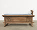 Javanese Carved Teak Indo Wedding Chest Daybed from Bali