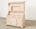 Country English Cerused Limed Oak Welsh Cupboard Dresser