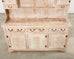 Country English Cerused Limed Oak Welsh Cupboard Dresser