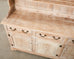 Country English Cerused Limed Oak Welsh Cupboard Dresser