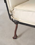 Late 19th C. French Campaign Style Iron Bronze Chaise Longue