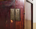 Chinese Red Lacquer Cabinet with Display Shelf