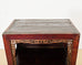 Chinese Red Lacquer Cabinet with Display Shelf