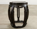 Pair of Chinese Export Hardwood Garden Stools or Drink Tables
