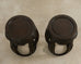 Pair of Chinese Export Hardwood Garden Stools or Drink Tables
