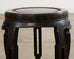 Pair of Chinese Export Hardwood Garden Stools or Drink Tables
