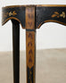 19th Century English Chinoiserie Revival Lacquered Drinks Table