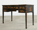 English George III Style Chinoiserie Decorated Lacquer Desk