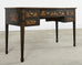 English George III Style Chinoiserie Decorated Lacquer Desk