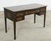 English George III Style Chinoiserie Decorated Lacquer Desk