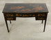English George III Style Chinoiserie Decorated Lacquer Desk
